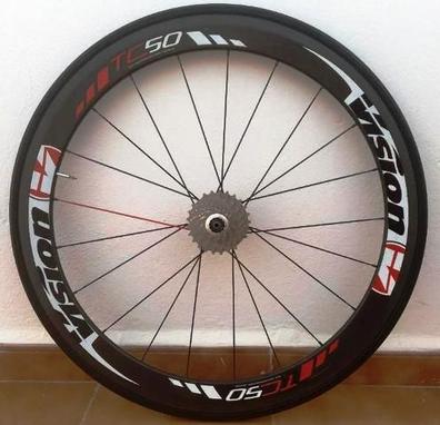 Rueda Trasera Bici Carretera Black Jack Carbono C55