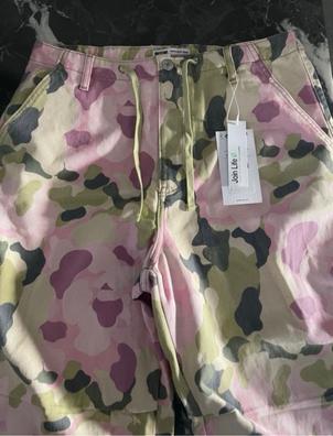 Pantaloni militari rosa bershka deals