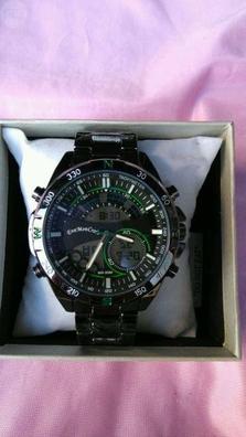 Casio Edifice tipo Efr 303 negro Original Bm relojes de acero inoxidable de  la marca de los hombres