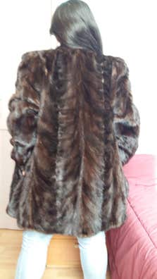 Abrigo vison dasco Abrigos chaquetas de de segunda mano barata | Milanuncios