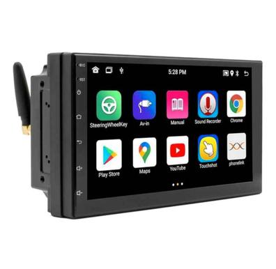 CAMECHO Estéreo de coche de un solo DIN con Carplay y Android Auto Radio,  5.1 ''IPS pantalla táctil Bluetooth receptor de audio para coche con enlace