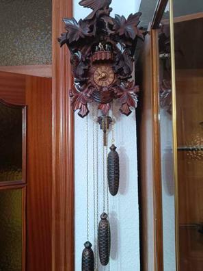 reloj de cuco a pilas ,madera,funcionando. - Compra venta en