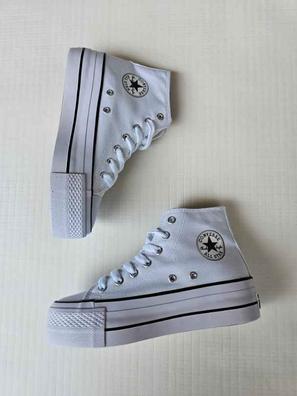 Converse altas doble outlet suela blancas