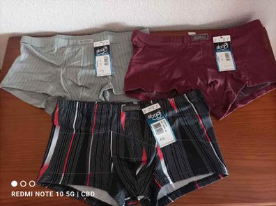 DOUBLE M, Pack 6, Pack 3 Calzoncillos Boxer Hombre o Pack 6 Calzoncillos +  6 Calcetines, Ropa Interior Hombre, Boxer Ajustados Hombre, con Elástico