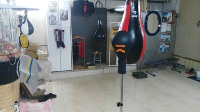 Saco de boxeo relleno de agua Leone 1947 premium 45 kg negro