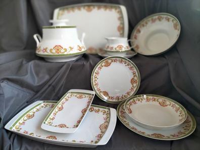 Vajilla completa santa clara porcelana de segunda mano Milanuncios