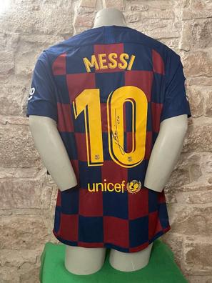 Camiseta firmada messi Futbol de segunda mano y barato