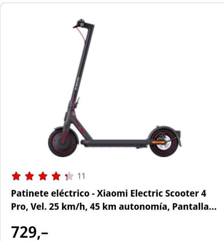 Milanuncios - Patinete eléctrico Xiaomi Scooter 4 Pro
