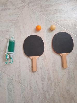Raqueta de tenis de mesa Juego de palas de ping pong y tenis de mesa,  paquete de 2 raquetas de ping pong con 3 pelotas y bolsa de transporte para  niños y