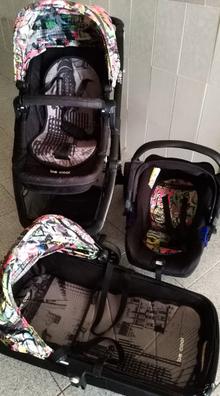 Bugaboo Cameleon 3 Plus, Cochecito 2 en 1 Fácil y Versátil: Cochecito,  Carrito Confort y Carricoche, 0-4 Años, Chasis Negro y Capota Negra para el  Sol : : Bebé