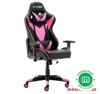 Takamikura silla gaming rosa-negra