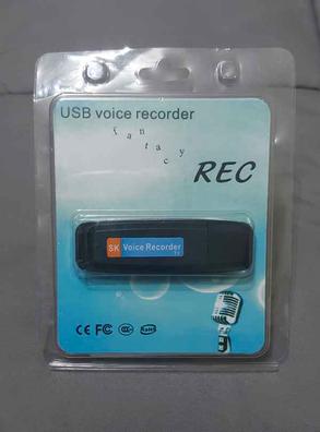 Grabadora de voz mini de 64 GB, grabadora de voz Digtal espía de bolsillo  oculto con reproducción para conferencias, reuniones, grabadora de audio