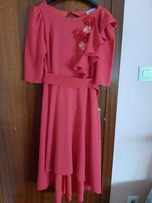 Vestido fiesta rosa clara de segunda mano para mujer Milanuncios