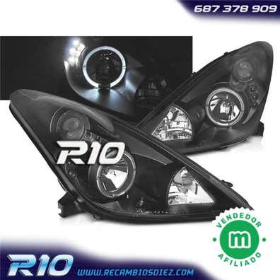 Faros Doble Halo Llantas TOYOTA CELICA T230 99-05 ANGEL EYES NEGRO