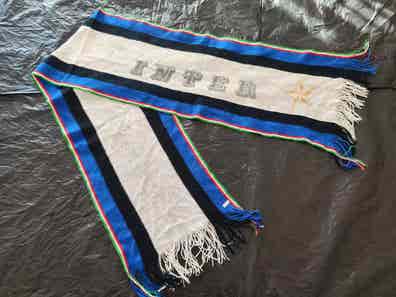 Écharpe Ultras Milan Brigate Rossonere Années 90, Style Soie, Sans Marque