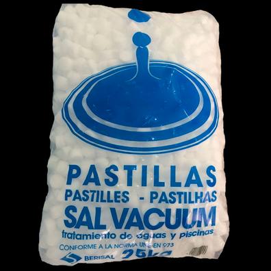 Sal para descalcificador agua domestico pastillas saco 25 kg (Saco