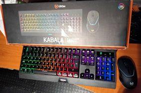 Krom Kabala Wireless RGB Gaming Kit - Pack teclado + ratón inalámbrico