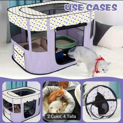 Parque para animales de poliéster - parque octogonal para perros,  accesorios para criar mascotas en casa, parque