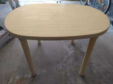 Mesa plastico de segunda baratos | Milanuncios