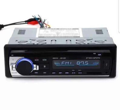 Comprar Radio de coche LED 1 DIN Bluetooth 5,0 en el tablero reproductor  Mp3 estéreo automático receptor de radio FM entrada auxiliar TF puerto USB  música con asistente de voz Control de