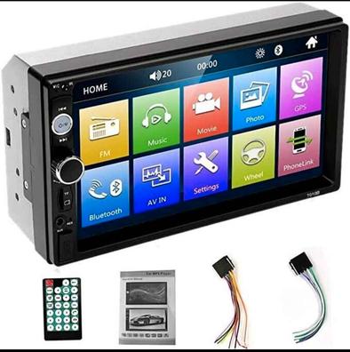 Hikity Touchscreen Radio de Coche 2 DIN con Bluetooth Manos Libres 7  Pantalla Tácti Autoradio con