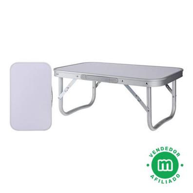  Kit de mesa y silla de campamento, mesa plegable de aleación de  aluminio ligera, altura ajustable, mesa de picnic portátil al aire libre  con 2 taburetes (color azul, tamaño: 180 x