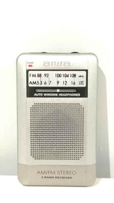 Radio de Bolsillo Aiwa RS-55 AM/FM, color Rojo