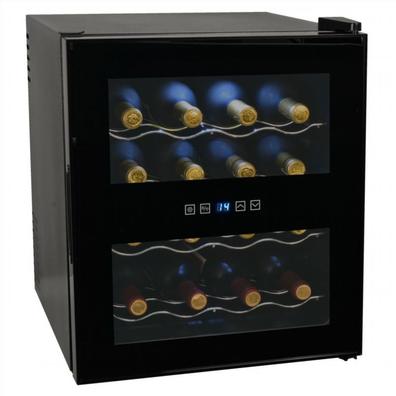 Cecotec 02406 enfriador de vino Nevera de vino termoeléctrico Independiente  Negro 8 botella(s)