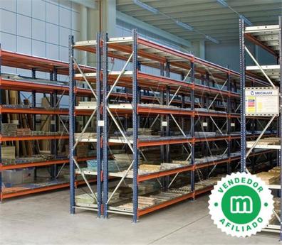 Estanteria metalica almacenaje con ruedas Muebles para locales comerciales  de segunda mano baratos