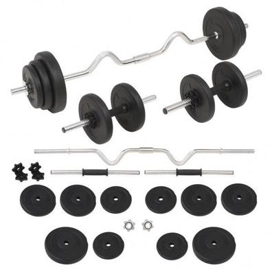 Kit Mancuernas 40 libras / 20Kg + Barra Extensora de 40 Cm Acolchada – Tu  Compra Virtual