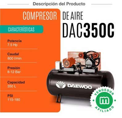 Compresor 350 litros | Milanuncios