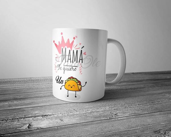 Taza Personalizada con Foto Te Quiero Mamá - Fundas personalizas