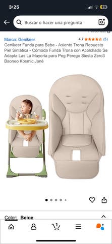 Milanuncios Funda Genikeer para Trona de Bebé