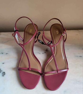 Sandalias rojas zara de segunda mano para mujer Milanuncios