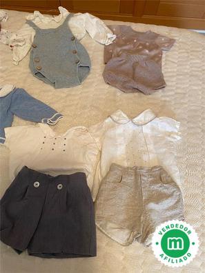  Conjunto de ropa para bebé recién nacido, unisex, de algodón,  para primavera y verano, a rayas, sin mangas, con pantalones cortos,  chaleco, ropa para bebé (marrón, 6-12 meses) : Ropa, Zapatos