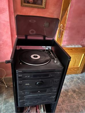 cadena musical con toca discos y cinta de casse - Compra venta en  todocoleccion