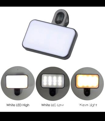 Foco de luz LED portátil para teléfono móvil, miniflash de