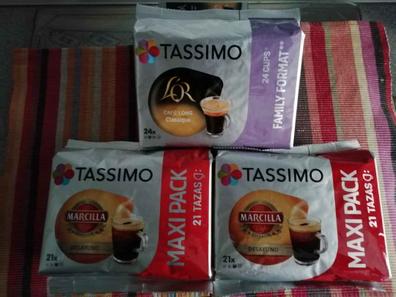 TASSIMO 5x Marcilla Café con Leche - 5 paquetes de 16 cápsulas