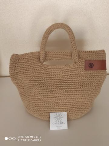 Bolso japonés tejido a crochet hot sale