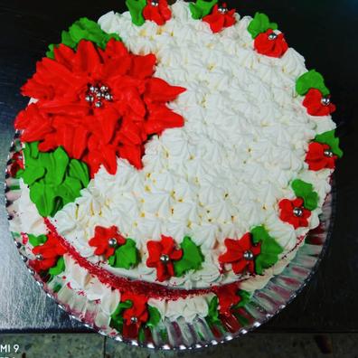 tarta decorada con flores coruña