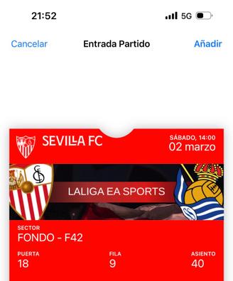 Real sociedad sevilla entradas