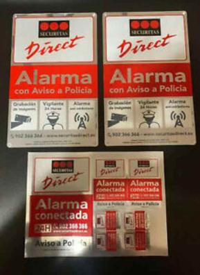 Stiker, Decal, Pegatinas Disuasorias de Alarma Securitas Direct