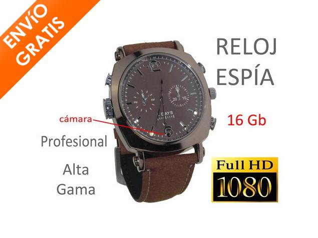 Reloj de Pulsera Cámara Oculta Full HD Gama Alta Profesional 16GB 