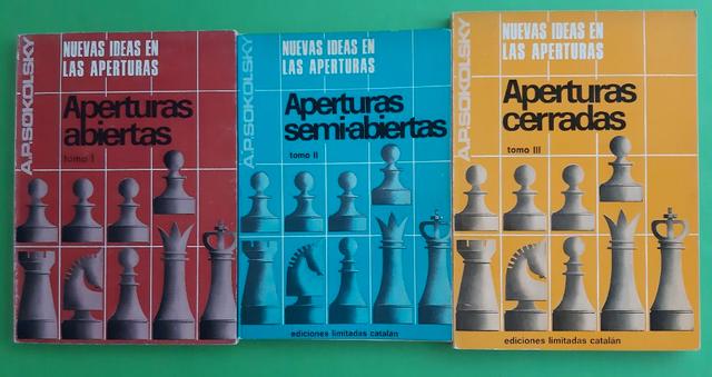 Milanuncios - APERTURAS AJEDREZ SOKOLSKY 3 LIBROS