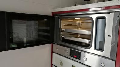 HORNO COMPACTO MULTIFUNCION CON MICROONDAS BOSCH CMG6764W1 PIROLITICO  CRISTAL BLANCO