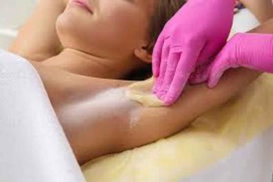 Depilacion femenina intima con cera hotsell