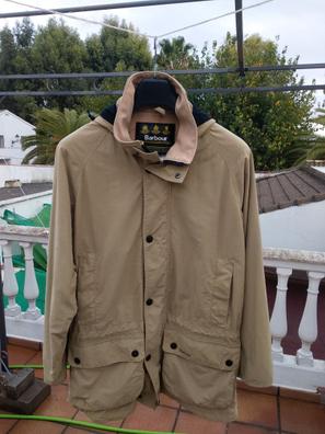 Chaqueta encerada verde con capucha desmontable Barbour de color Negro