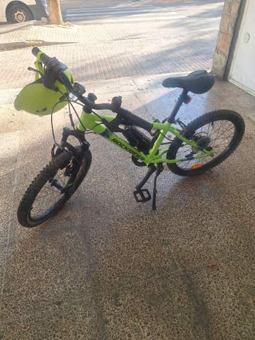 Milanuncios - Bicicleta infantil verde y azul