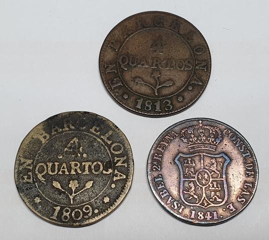 Indefinido Desanimarse Apelar a ser atractivo Milanuncios - Lote 3 Monedas Cobre, 1809, 1813 y 1841