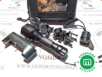 B4B - Kit de caza con linterna Led UF WF-501B, pulsador remoto, montura picatinny y accesorios